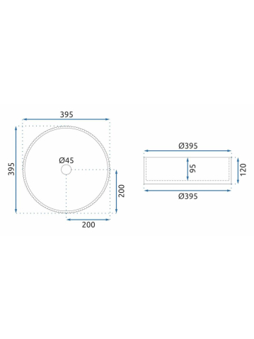 Lavoar freestanding Ceramic Rea Ingrid Grey [10]