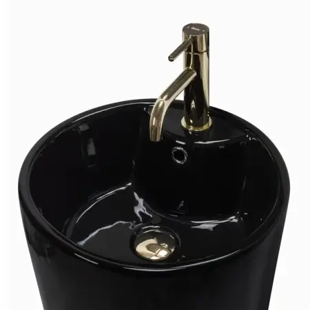 Lavoar freestanding negru Rea Blanka [3]