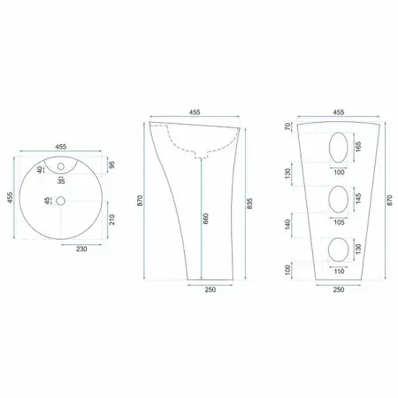 Lavoar freestanding Rea Agnes [4]