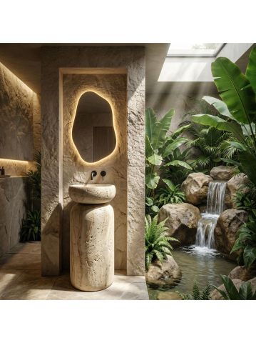 Obiecte Sanitare - Lavoar freestanding REA Cheri