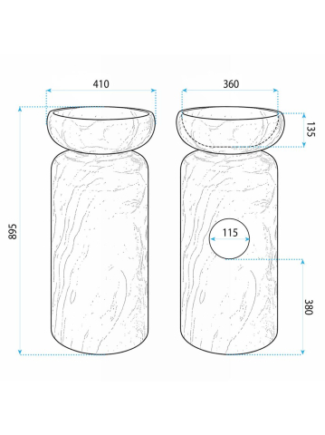 Lavoar freestanding REA Cheri [8]