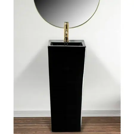 Lavoar freestanding Rea Kamila negru lucios [5]