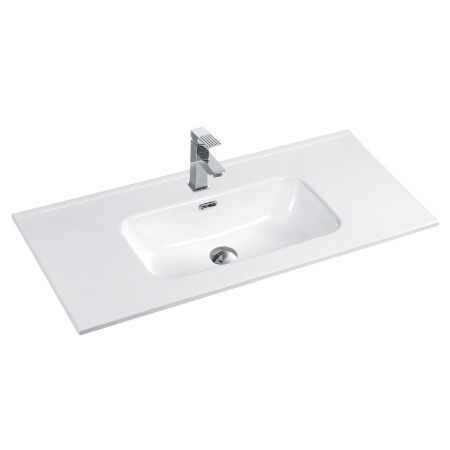 Lavoare incastrabile - Lavoar incastrat, Fluminia, Siena-100, dreptunghiular, alb
