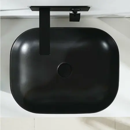Lavoar negru mat pe blat Rea Belinda 47 cm [3]