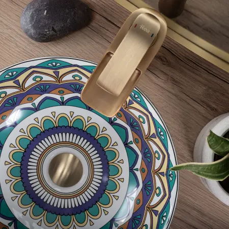 Lavoar pe blat Aztec Multicolor cu model, Rea [3]