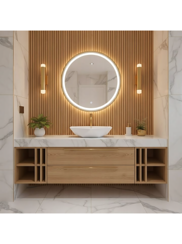 Lavoar pe blat BASARO EURUS alb [5]