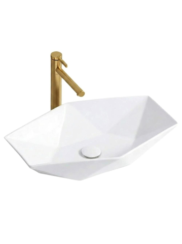 Lavoare - Lavoar pe blat BASARO EURUS alb