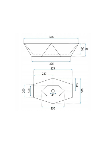 Lavoar pe blat BASARO EURUS alb [4]