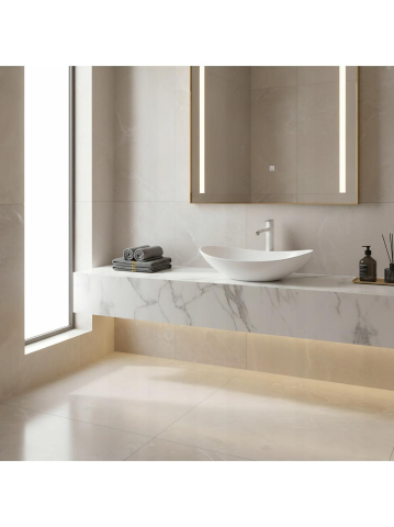 Lavoar pe blat Basaro Westa alb [1]