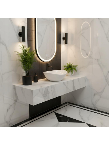 Lavoar pe blat Basaro Wiktoria alb [4]