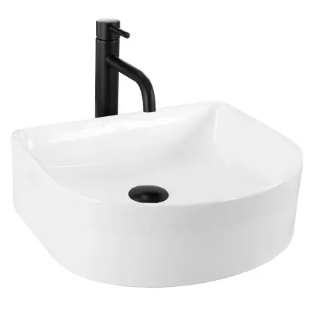 Obiecte Sanitare - Lavoar pe blat Clara Alb, Rea