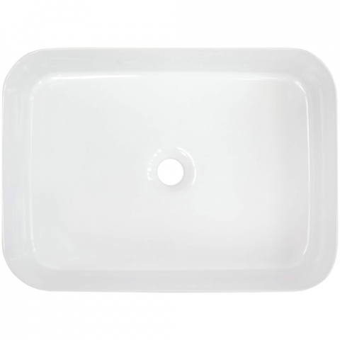 Lavoar pe blat Deante Hiacynt New alb 36x50cm [1]