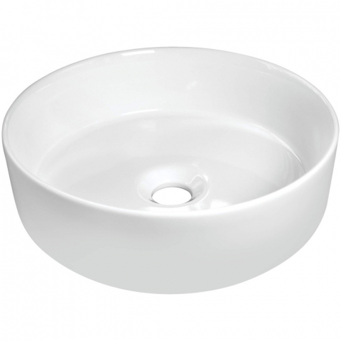 Obiecte Sanitare - Lavoar pe blat Deante Silia alb 36cm