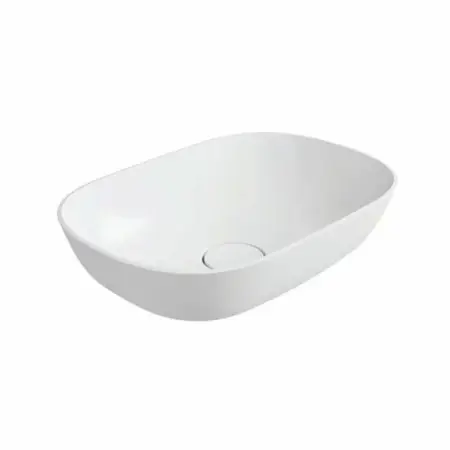 Obiecte Sanitare - Lavoar pe blat din compozit Marmite Alessia 50x35 cm