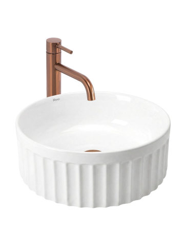 Lavoare - Lavoar pe blat DUO alb