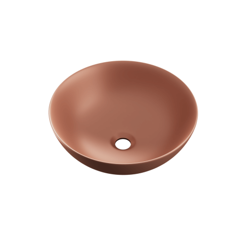 Lavoare - Lavoar de blat Excellent Luqa 40 cm rotund terracotta mat
