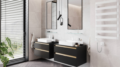 Lavoar pe blat Excellent Rima 2.0 50x40 cm dreptunghiular alb lucios [2]