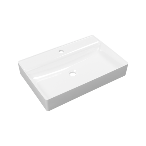 Lavoare - Lavoir pe blat Excellent Rima 2.0 60x40 cm dreptunghiular alb lucios