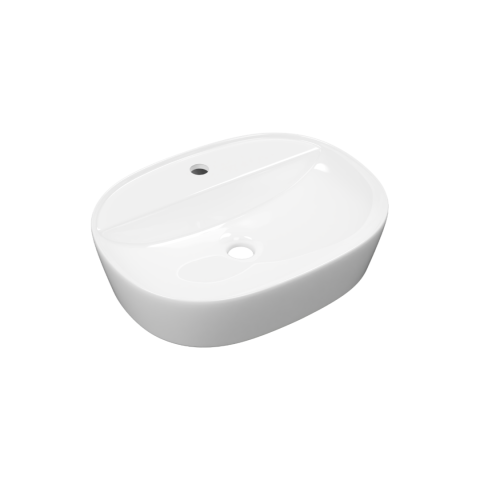 Lavoare - Lavoar suprapus Excellent Ronity 50S 50x38 cm oval alb lucios