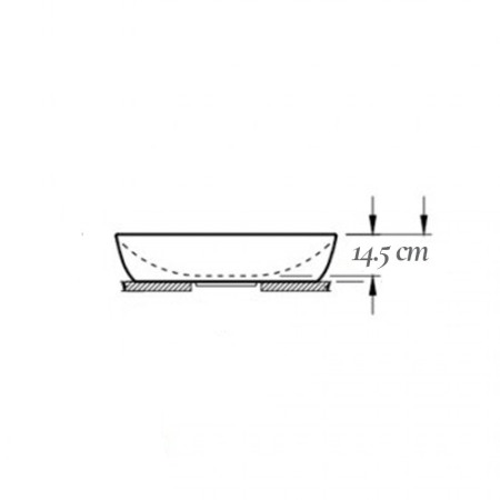 Lavoar pe blat, Fluminia, Arno, 48.5 x 39 cm, alb [2]