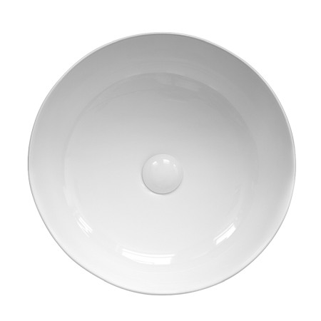 Lavoar pe blat, Fluminia, Cupido, 42 cm, cu baza poligonală, alb [3]