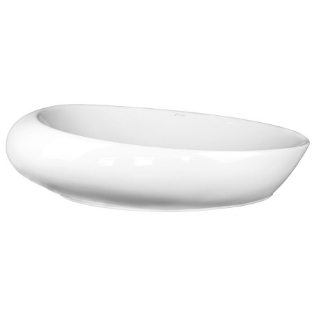 Lavoar pe blat, Fluminia, Egg Maxi, oval, 66 x 46 cm, alb [3]