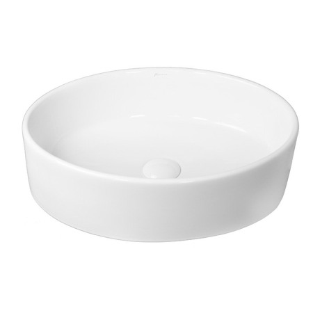 Obiecte Sanitare - Lavoar pe blat, Fluminia, Havana, rotund, diametru 40, alb