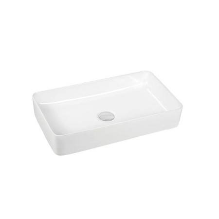 Lavoare pe blat - Lavoar pe blat Fluminia, Lena 50, dreptunghiular, 50 x 34 cm, alb