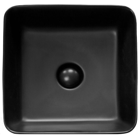 Lavoar pe blat, Fluminia, My Black Box, patrat, 39 x 39 cm, cu ventil, negru mat [2]