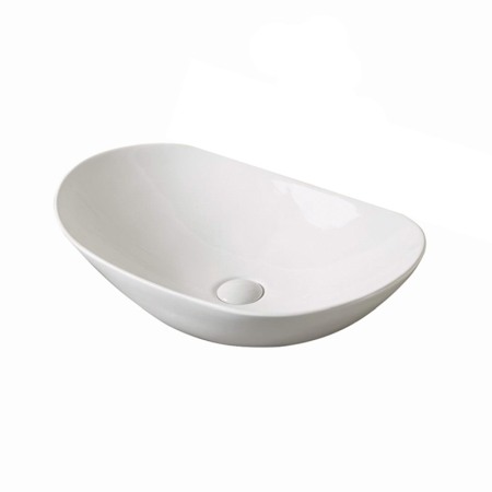 Obiecte Sanitare - Lavoar pe blat Fluminia, My Life, 60.5 x 36 cm, alb