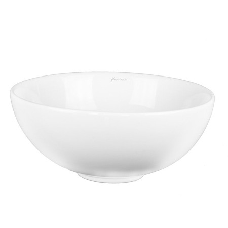 Lavoar pe blat, Fluminia, Round, rotund, diametru 33cm, alb [3]