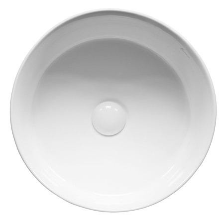 Lavoar pe blat Fluminia, Theia, rotund, diametru 38.5 cm, alb [2]