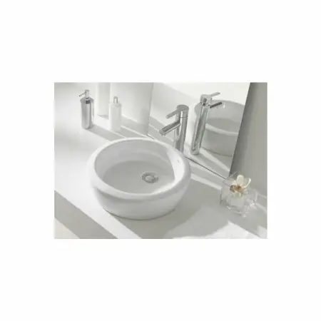 Lavoar pe blat Gala Eos rotund alb lucios 40 cm [1]