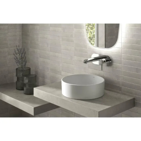 Lavoar pe blat Gala Hera finisaj alb lucios 36 cm forma rotunda [2]