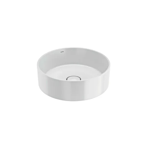 Obiecte Sanitare - Lavoar pe blat Gala Hera finisaj alb lucios 38 cm forma rotunda