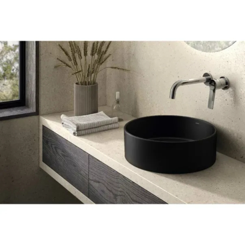 Lavoar pe blat Gala Hera finisaj negru mat 38 cm forma rotunda [1]