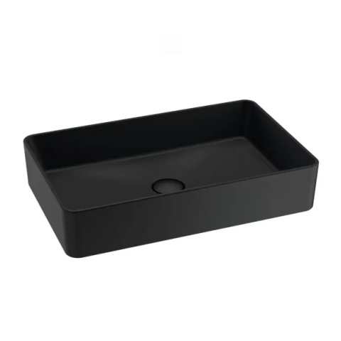 Lavoar pe blat Gala Hera finisaj negru mat 60x38 cm forma dreptunghiulara [1]