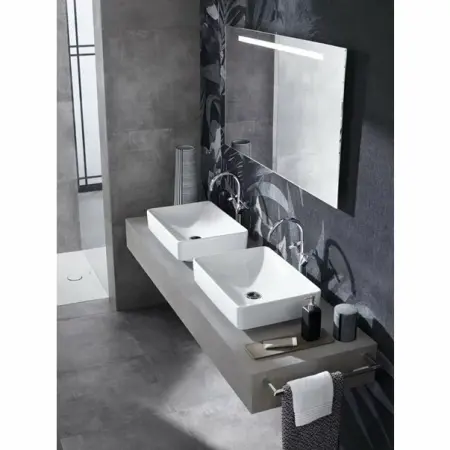 Lavoar pe blat Geberit Variform dreptunghiular fara preaplin 55x40 cm [2]
