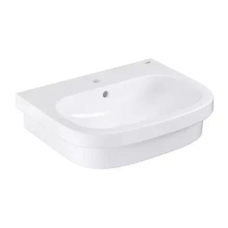 Lavoare pe blat - Lavoar pe blat Grohe Euro Ceramic alb Alpine White 60 cm