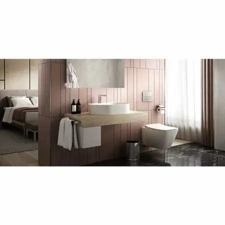 Lavoar pe blat Ideal Standard Strada II oval 60x40 cm fara preaplin [2]