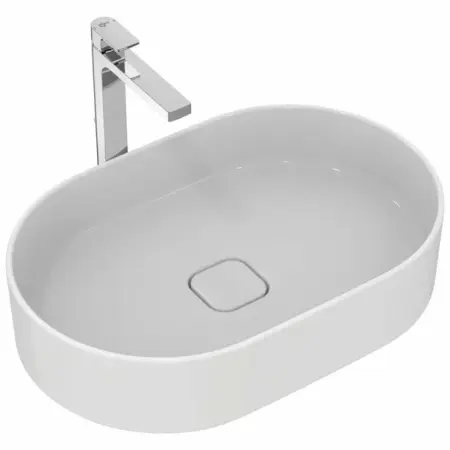 Lavoare pe blat - Lavoar pe blat Ideal Standard Strada II oval 60x40 cm fara preaplin