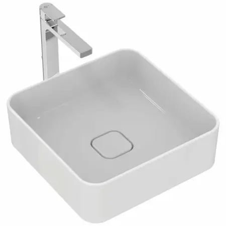 Lavoare pe blat - Lavoar pe blat Ideal Standard Strada II patrat 40x40 cm fara preaplin