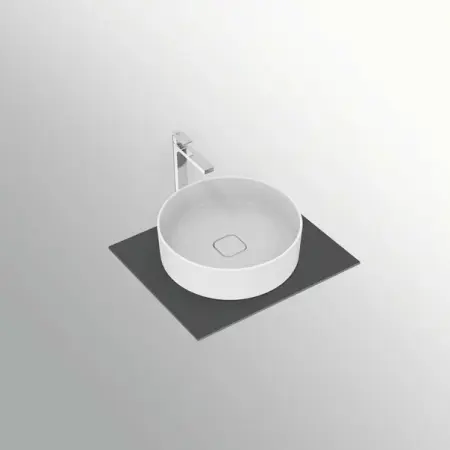 Lavoar pe blat Ideal Standard Strada II rotund 45 cm fara preaplin [3]