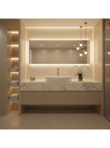 Lavoar pe blat Joana 65 alb [4]