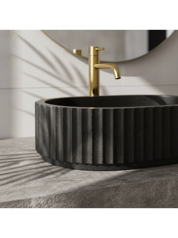 Lavoar pe blat Margaret negru [3]