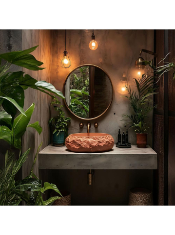 Lavoar pe blat Mika Terracotta [5]