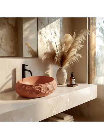 Lavoar pe blat Mika Terracotta [6]