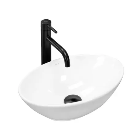Obiecte Sanitare - Lavoar pe blat Pamela Mini Alb, Rea