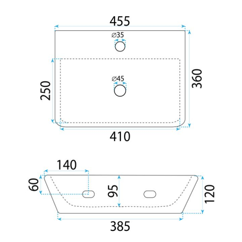 Lavoar pe blat Rea Altea Cloudy [4]