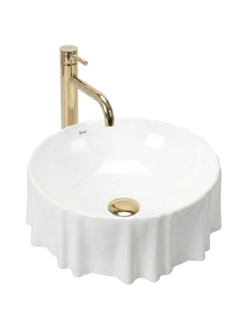 Obiecte Sanitare - Lavoar pe blat Rea Anastazja alb